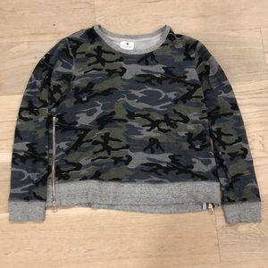 Sundry Camo Sweater